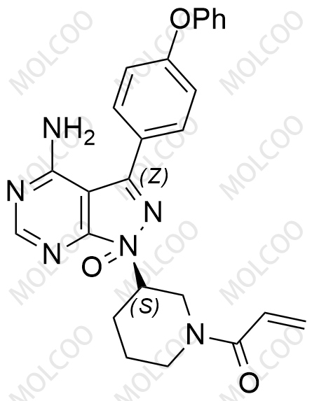 产品编号:i013006伊布替尼杂质6分子量:476.96分子式:c25h25cln6o2