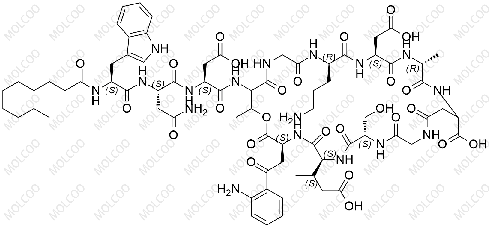 达托霉素杂质β-异构体