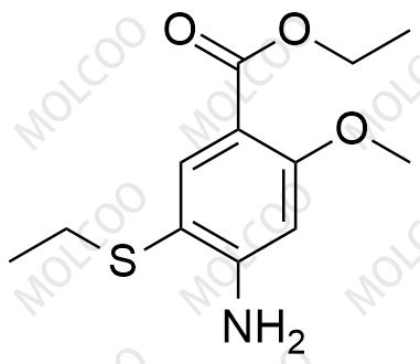 乙基4-氨基-5-(乙硫基)-2-甲氧基苯甲酸乙酯