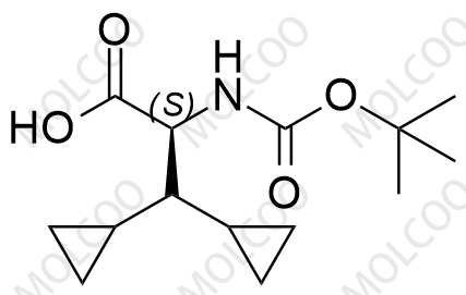 (S)-2-((叔丁氧基羰基)氨基)-3,3-二环丙基丙酸