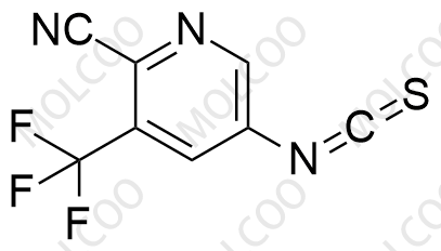 5-异硫氰酰基-3-(三氟甲基)吡啶-2-甲腈