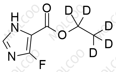 4-氟-1H-咪唑-5-羧酸乙酯-D5