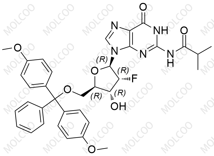 5'-DMT-2'-氟-异丁酰基-2'-脱氧鸟苷