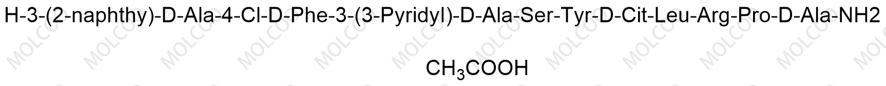 西曲瑞克杂质12(醋酸盐)