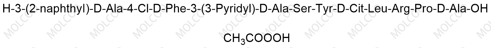 西曲瑞克杂质13(醋酸盐)
