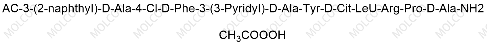 西曲瑞克杂质14(醋酸盐)