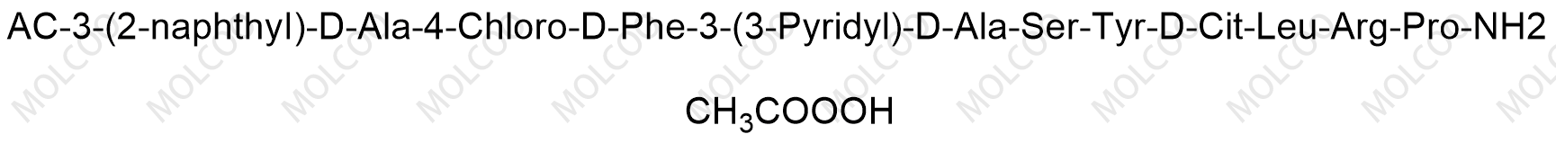 西曲瑞克杂质15(醋酸盐)