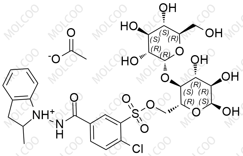 吲达帕胺加合物杂质(醋酸盐)