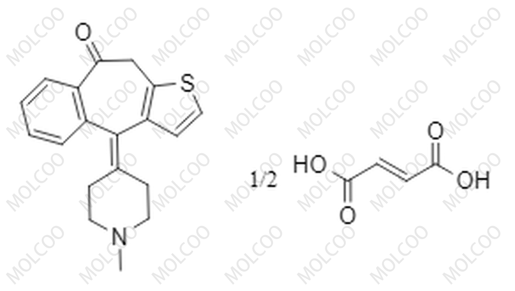 酮替芬EP杂质F（半富马酸盐）
