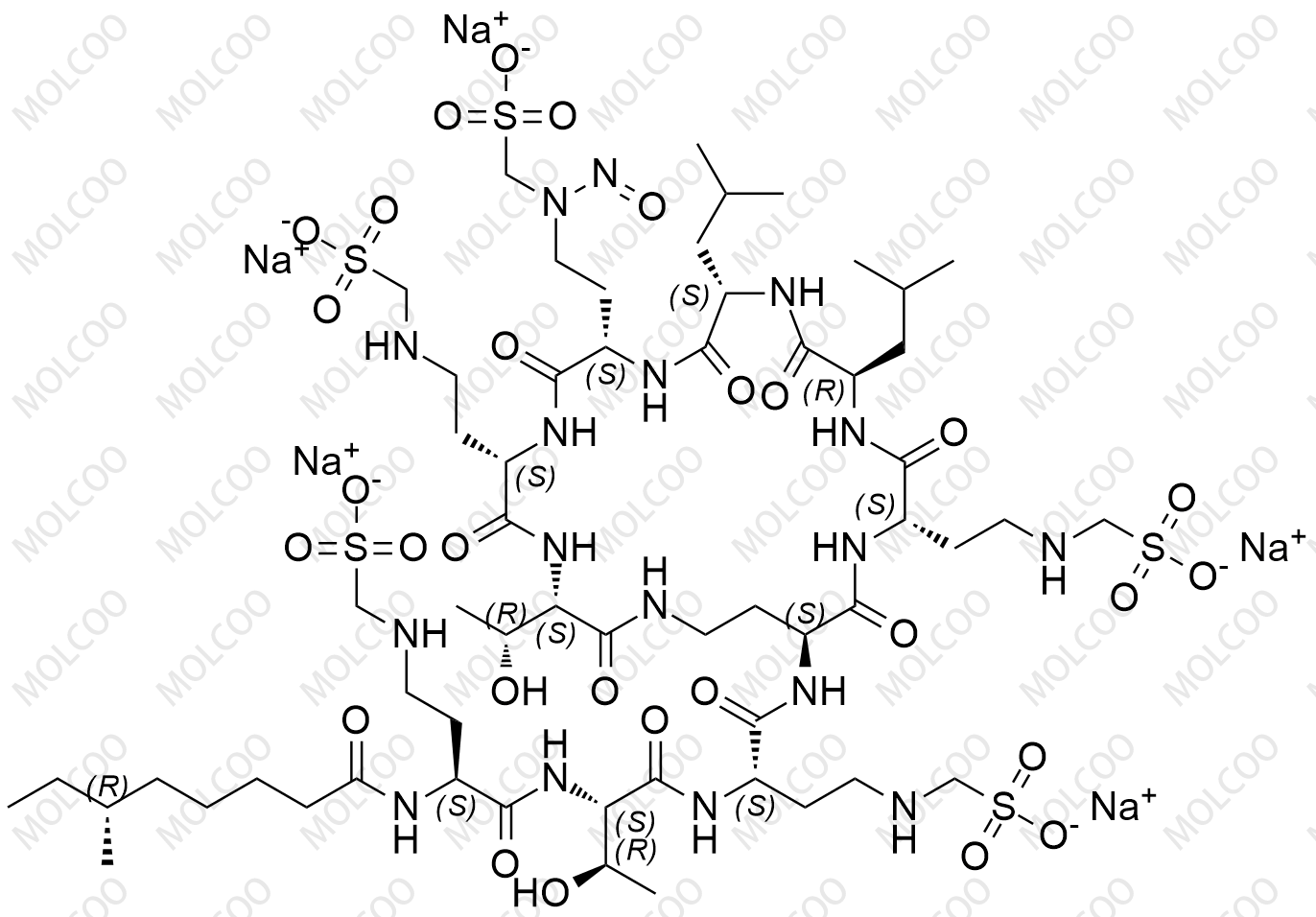 N-亚硝基粘菌素甲磺酸氢3