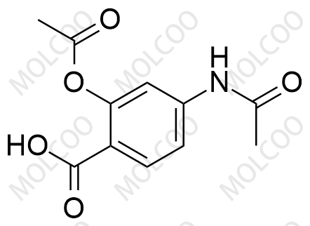 4-乙酰氨基-2-乙酰氧基苯甲酸