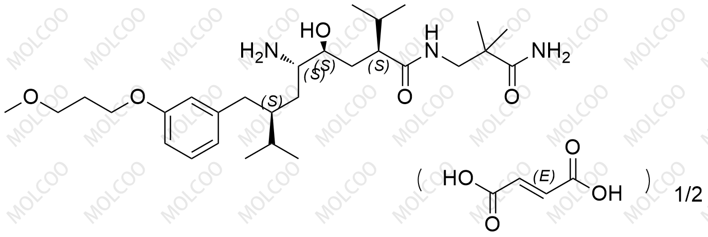 去甲氧基阿利克仑杂质(半富马酸盐)
