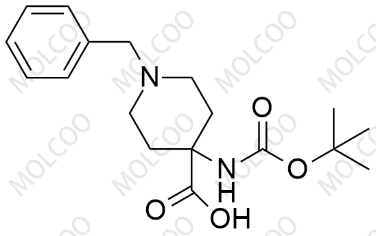 1-苄基-4-(Boc-氨基)哌啶-4-羧酸