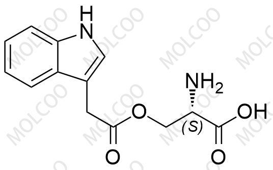 (S)-3-(2-(1H-吲哚-3-基)乙酰氧基)-2-氨基丙酸