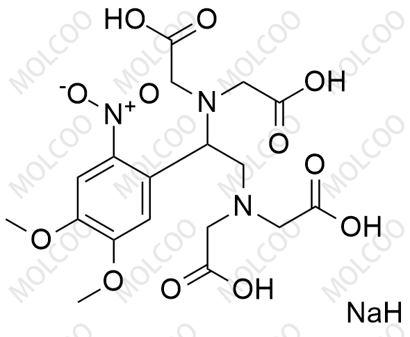 甘氨酸,N,N'-[1-(4,5-二甲氧基-2-硝基苯基)-1,2-乙二基]双[N-(羧甲基)-,四钠盐(9Cl)