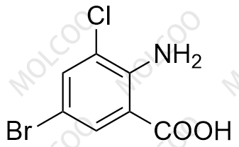 2-氨基-3-氯-5-溴苯甲酸