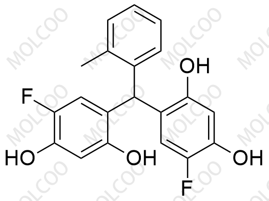 4,4'-[（2-甲基苯基）亚甲基]双（6-氟苯-1,3-二醇）