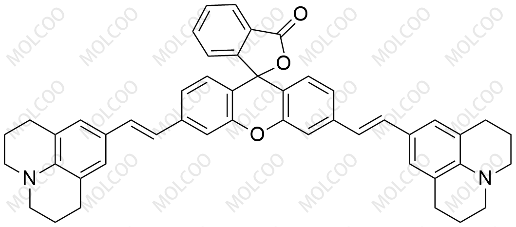 3'，6'-双（（E）-2-（1,2,3,5,6,7-六氢吡啶并[3,2,1-ij]喹啉-9-基）乙烯基）-3H-螺[异苯并呋喃-1,9'-氧杂蒽]-3-酮