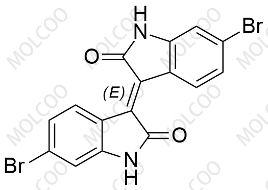 (E)-6,6'-二溴-[3,3'-二吲哚啉亚基]-2,2'-二酮