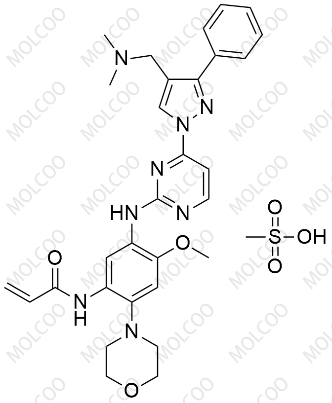 甲磺酸兰泽替尼