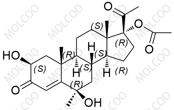 2-β，6-β-二羟基醋酸甲羟孕酮醋酸