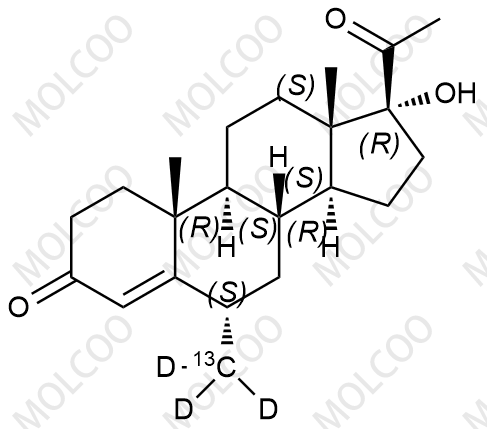 甲羟孕酮-13C-D3
