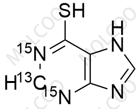 6-巯嘌呤-13C-15N2