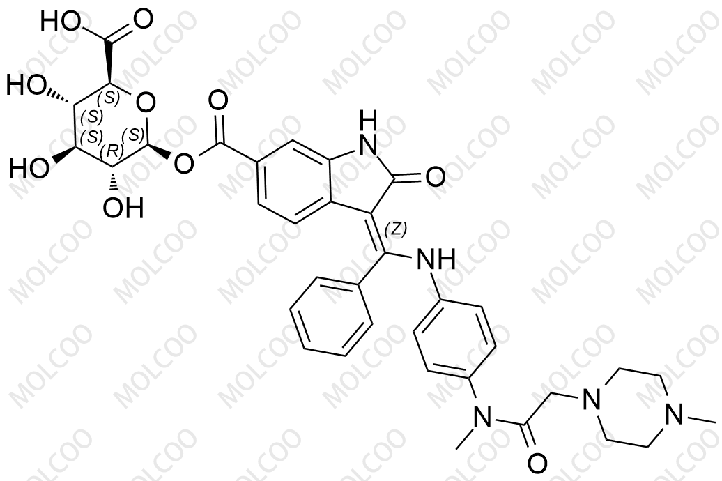 尼达尼布去甲基-O-葡萄糖醛酸苷