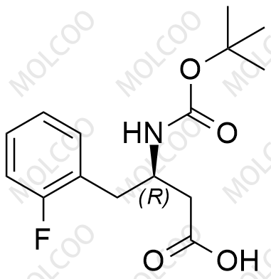 (R)-N-叔丁氧羰基-3-氨基-4-(2-氟苯基)丁酸