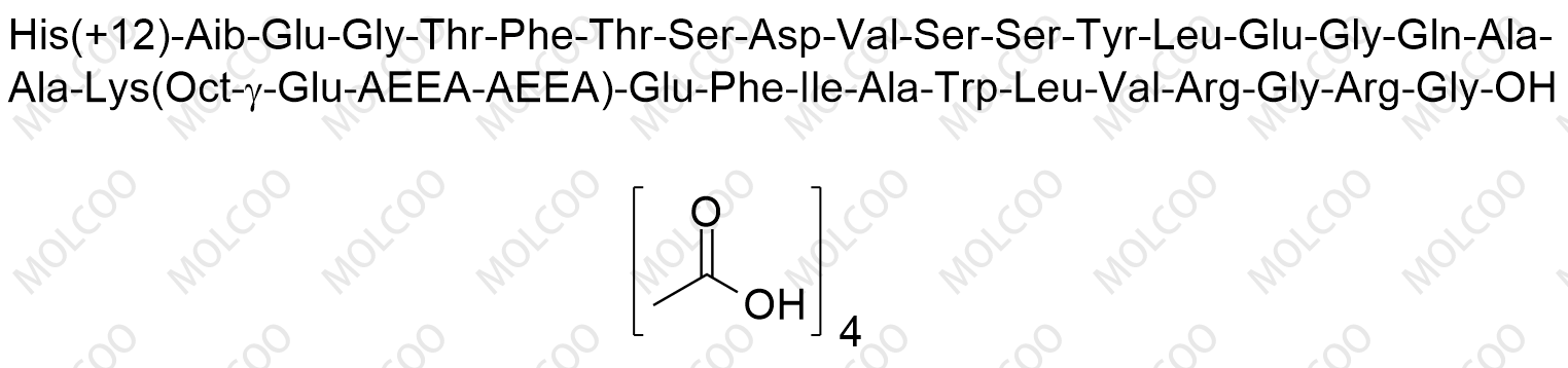 索玛鲁肽杂质170(四醋酸盐)
